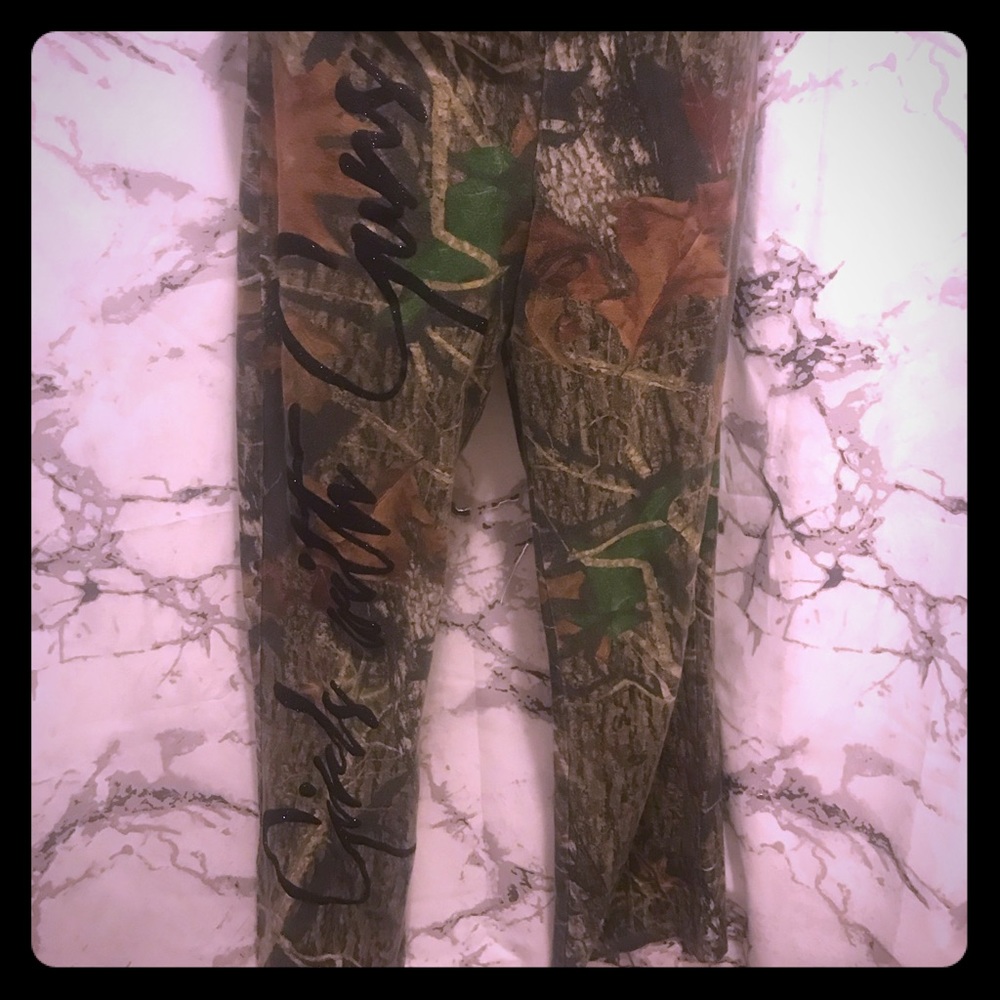Black and Camo yogas